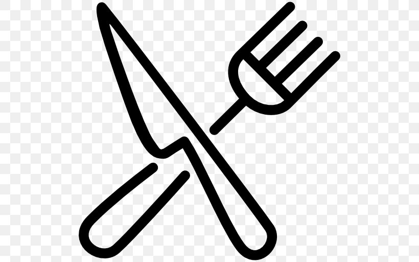 Knife Fork Spoon Cutlery, PNG, 512x512px, Knife, Black And White, Cutlery, Fork, Kitchen Download Free