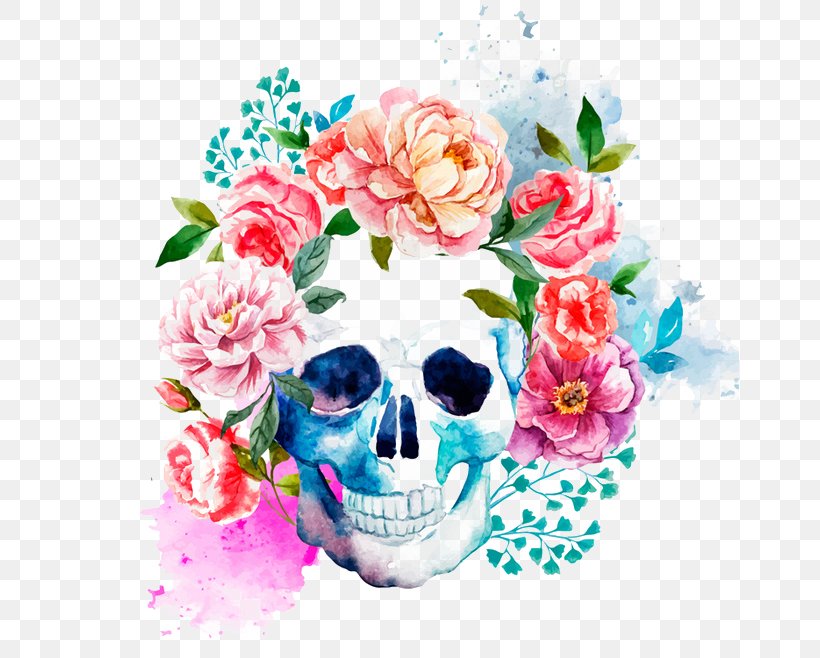 Mexico La Calavera Catrina Skull, PNG, 658x658px, Mexico, Art, Bone, Calavera, Cut Flowers Download Free
