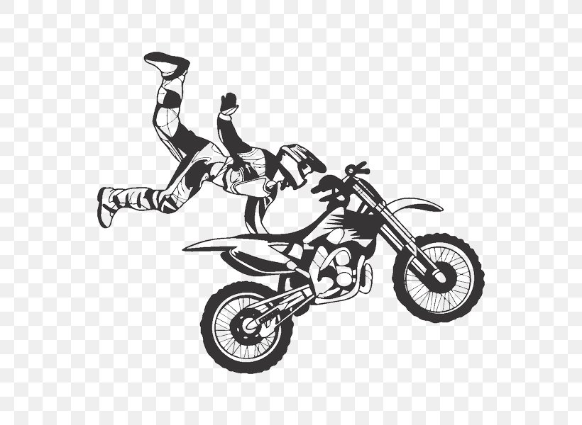 Motorcycle Stunt Riding Motocross Decal Sticker, PNG, 600x600px, Motorcycle, Allterrain Vehicle, Automotive Design, Bicycle, Bicycle Accessory Download Free