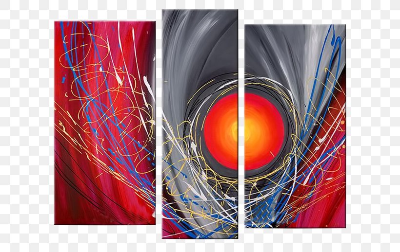 Oil Painting Abstract Art Triptych, PNG, 600x518px, Painting, Abstract Art, Abstrakte Malerei, Acrylic Paint, Art Download Free