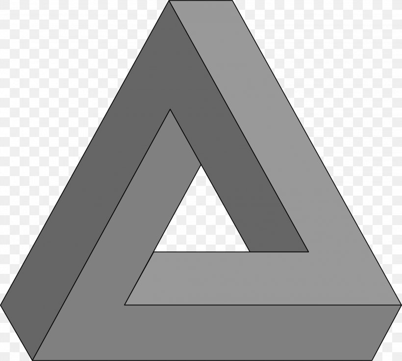 Penrose Triangle Optical Illusion Geometry, PNG, 2232x2010px, Penrose Triangle, Brand, Cube, Geometricaloptical Illusions, Geometry Download Free
