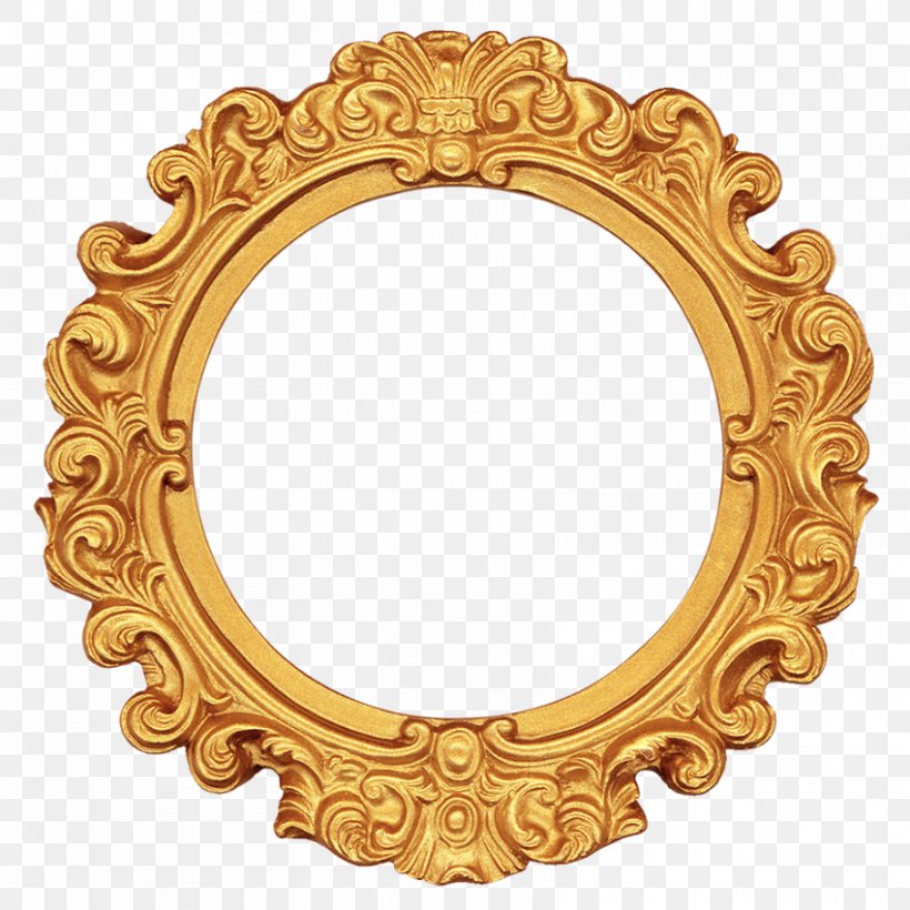 Borders And Frames Picture Frames Clip Art Image, PNG, 850x850px, Borders And Frames, Brass, Decorative Arts, Gold Photo Frame, Mirror Download Free