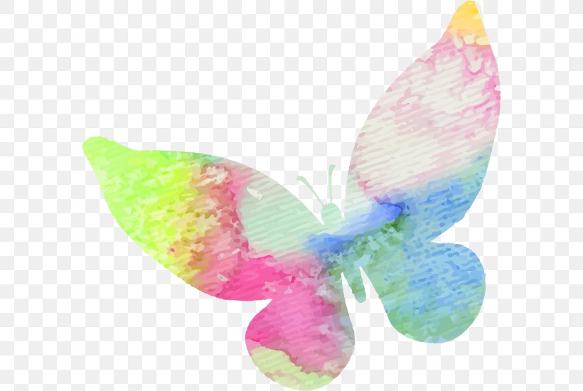 Butterfly Illustration, PNG, 590x550px, Butterfly, Design Education, Fundal, Icon Design, Insect Download Free