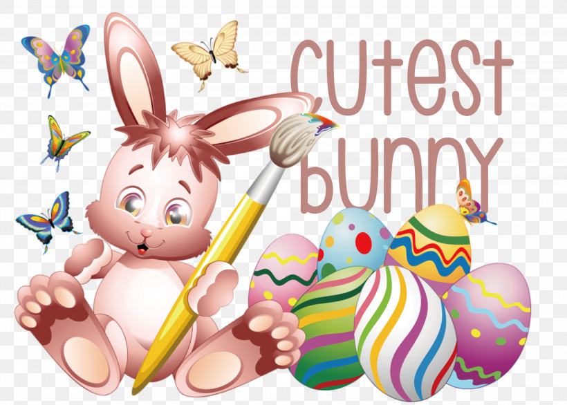 Cutest Bunny Bunny Easter Day, PNG, 3000x2145px, Cutest Bunny, Bunny, Christmas Day, Easter Basket, Easter Bunny Download Free