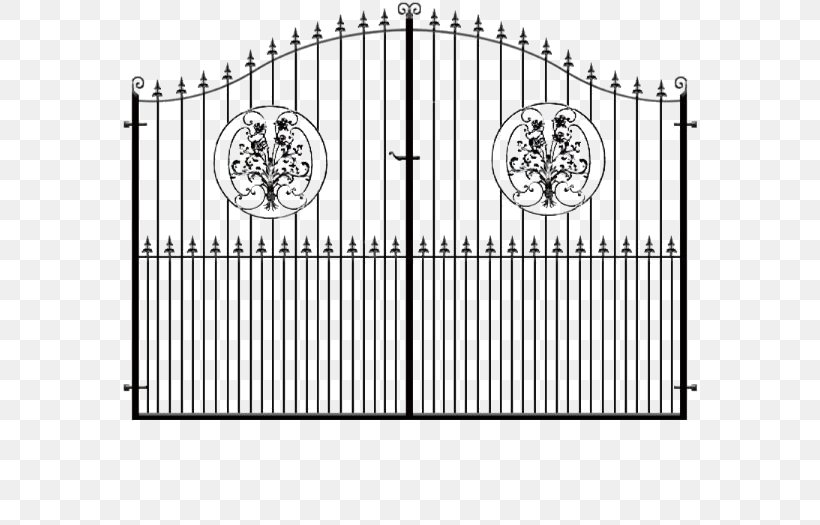 Electric Gates Window Wrought Iron Door, PNG, 600x525px, Gate, Area, Black And White, Chainlink Fencing, Door Download Free