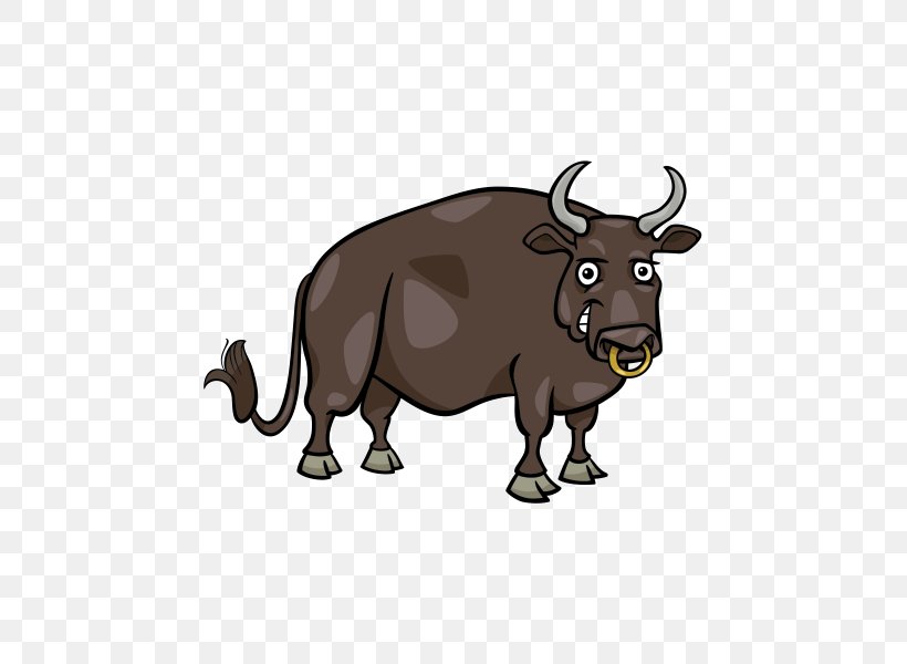 Horn Cartoon Bovine Snout Wildlife, PNG, 600x600px, Horn, Bison, Bovine, Bull, Cartoon Download Free