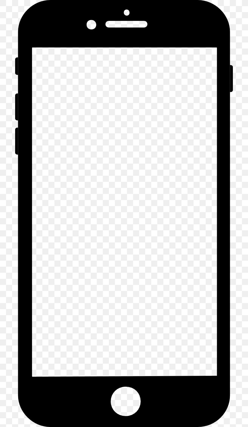 IPhone Clip Art, PNG, 720x1409px, Iphone, Android, Area, Black, Black And White Download Free