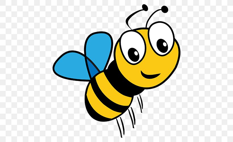 The Bumblebee Cartoon Drawing, PNG, 500x500px, Bee, Artwork, Beak, Black And White, Bumblebee Download Free
