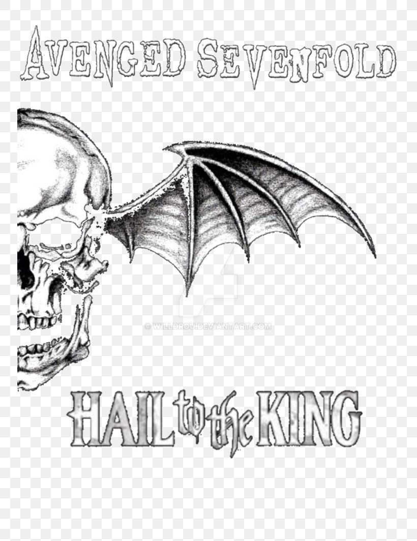 Avenged Sevenfold Drawing Hail To The King Heavy Metal Sketch, PNG, 751x1064px, Avenged Sevenfold, Arin Ilejay, Artwork, Automotive Design, Bat Download Free