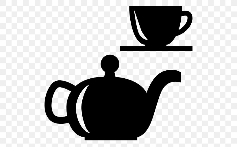 Teapot Clip Art, PNG, 512x512px, Tea, Artwork, Black, Black And White, Brand Download Free