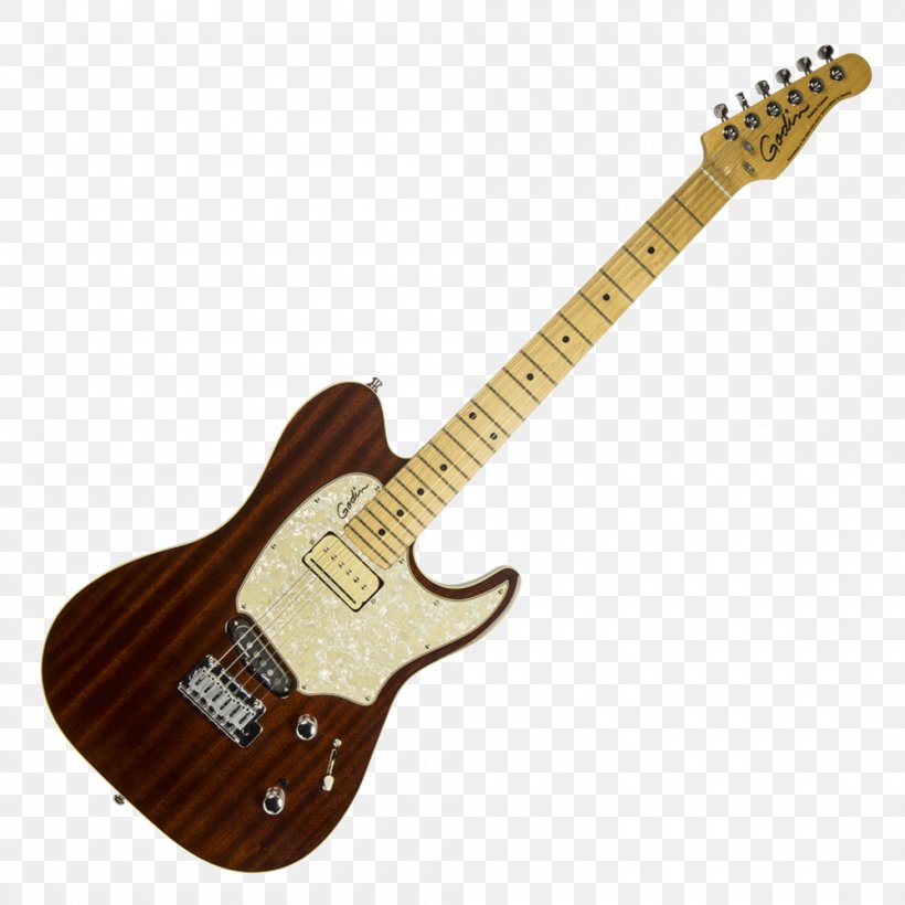 Bass Guitar Electric Guitar Godin Fender Stratocaster, PNG, 1000x1000px, Watercolor, Cartoon, Flower, Frame, Heart Download Free