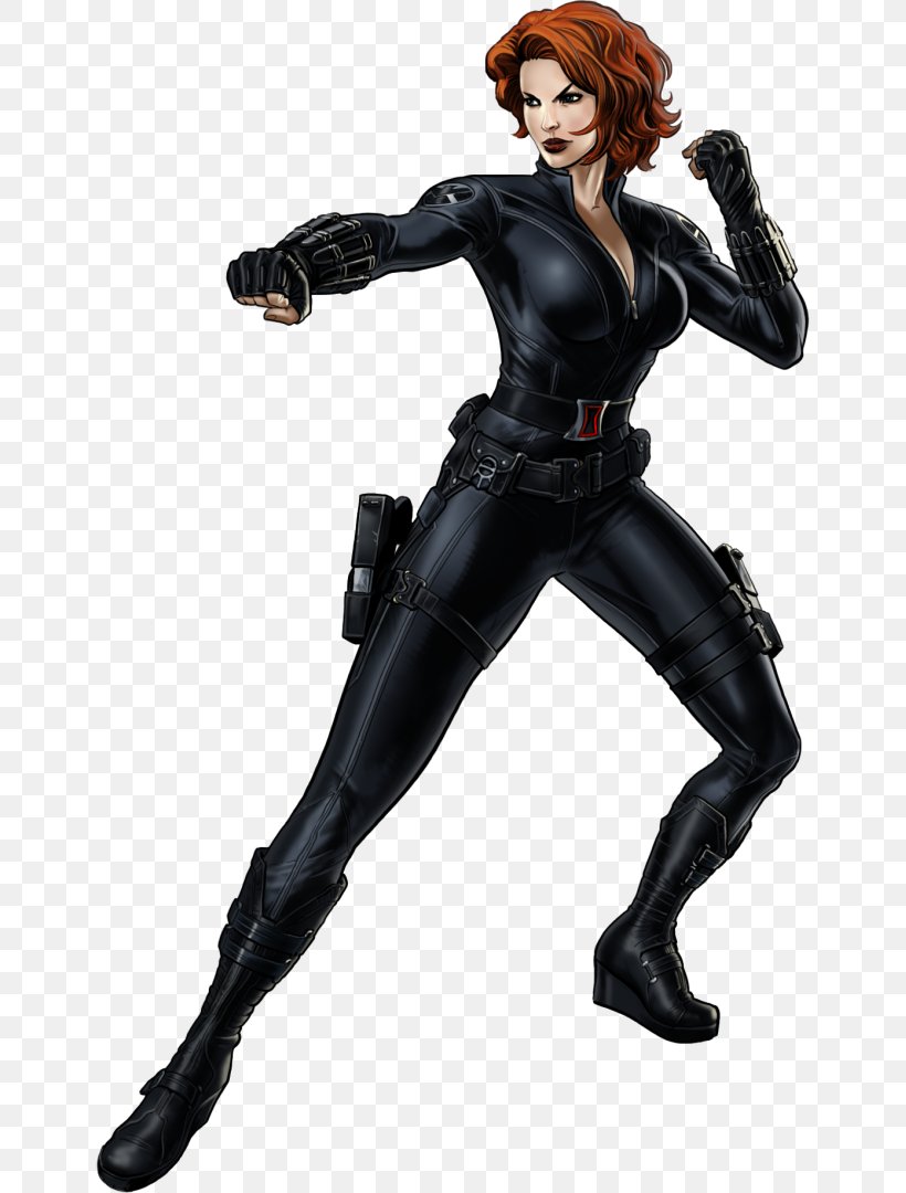 Black Widow Marvel: Avengers Alliance Falcon Carol Danvers Clint Barton, PNG, 647x1080px, Watercolor, Cartoon, Flower, Frame, Heart Download Free