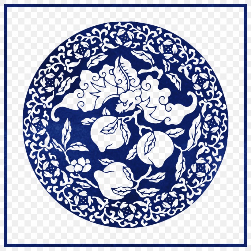Motif Chinoiserie Illustration, PNG, 1024x1024px, Motif, Area, Art, Blue, Blue And White Porcelain Download Free