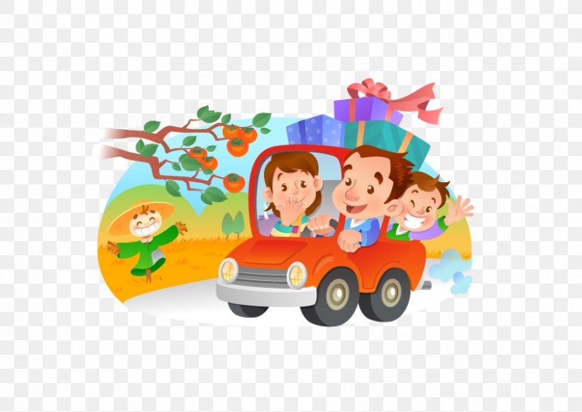 Travel By Car, A Person Vector, PNG, 842x597px, Cartoon, Advertising, Art, Clip Art, Fukei Download Free