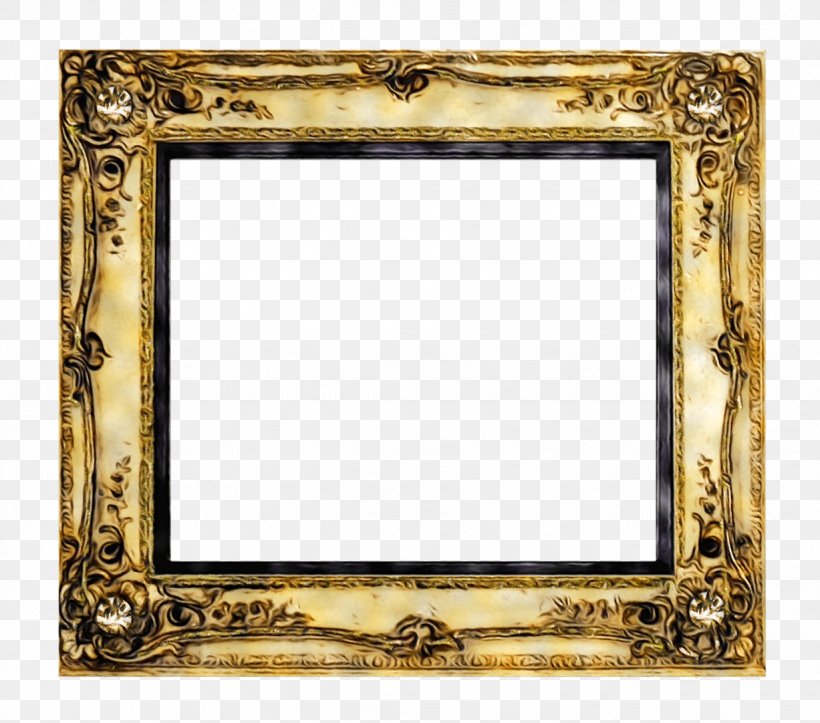 Background Watercolor Frame, PNG, 1227x1082px, Watercolor, Antique, Film Frame, Interior Design, Metal Download Free