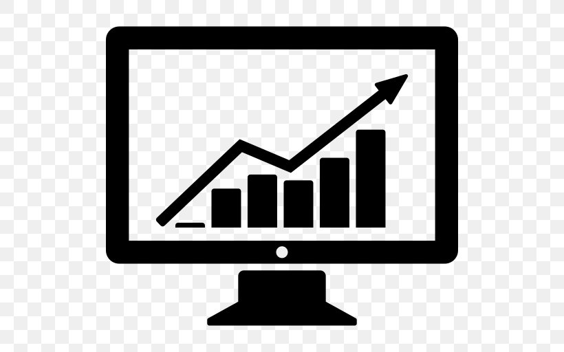 Chart Business Statistics Business Statistics Logo, PNG, 512x512px, Chart, Area, Black And White, Brand, Business Download Free