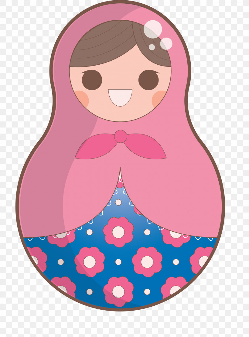 Colorful Russian Doll, PNG, 2216x3000px, Colorful Russian Doll, Cartoon, Character, Character Created By, Pink M Download Free
