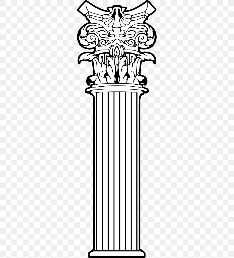 Column Marble, PNG, 279x905px, Column, Architecture, Area, Black, Black And White Download Free