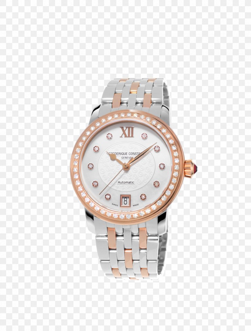 Frédérique Constant Jewellery Automatic Watch Movement, PNG, 979x1288px, Frederique Constant, Automatic Watch, Beige, Bracelet, Brand Download Free