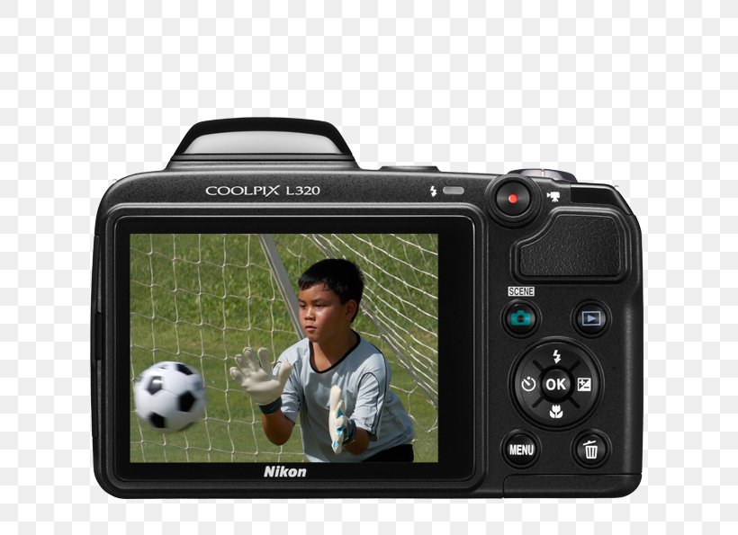 Point-and-shoot Camera Nikon COOLPIX L810 Zoom Lens, PNG, 700x595px, Camera, Camera Accessory, Camera Lens, Cameras Optics, Digital Camera Download Free