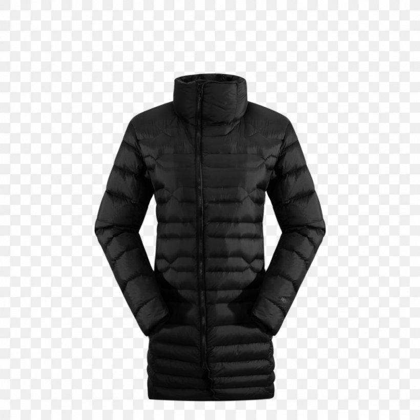 Jacket Neck Black M, PNG, 1024x1024px, Jacket, Black, Black M, Coat, Hood Download Free