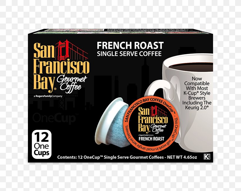 Single-serve Coffee Container San Francisco Bay Coffee Roasting Keurig, PNG, 650x650px, Coffee, Arabica Coffee, Beer Brewing Grains Malts, Brand, Coffee Roasting Download Free