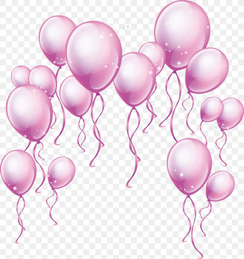 Balloon Vecteur Computer File, PNG, 1871x1993px, Balloon, Color, Heart, Magenta, Party Supply Download Free