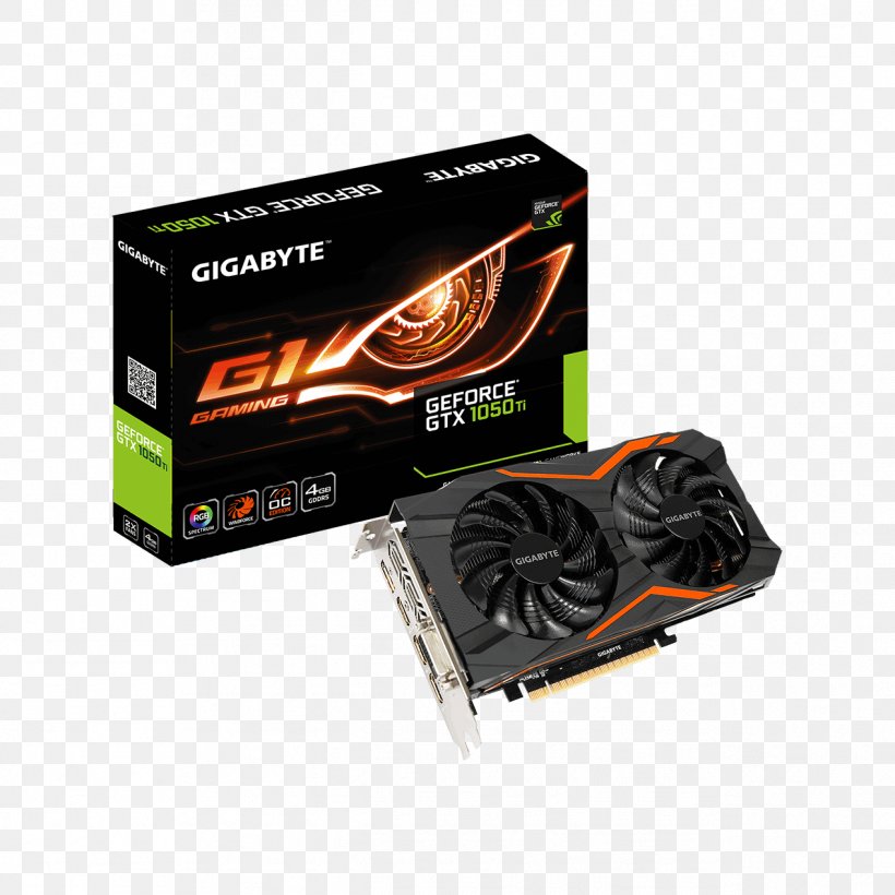 Graphics Cards & Video Adapters NVIDIA GeForce GTX 1050 Gigabyte Technology GDDR5 SDRAM, PNG, 1268x1268px, Graphics Cards Video Adapters, Computer, Computer Component, Computer Cooling, Computer Graphics Download Free