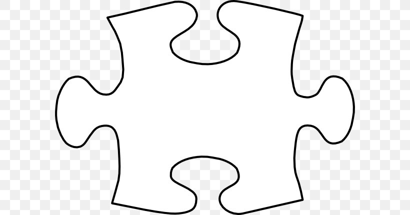 Jigsaw Puzzle Tangram Template Clip Art, PNG, 600x430px, Jigsaw Puzzle, Area, Artwork, Black, Black And White Download Free