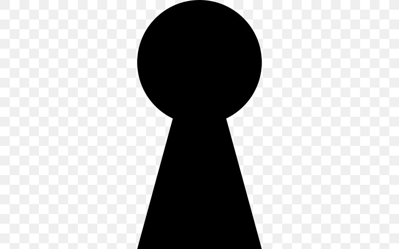 Keyhole Clip Art, PNG, 512x512px, Keyhole, Black, Black And White, Creative Market, Icon Design Download Free
