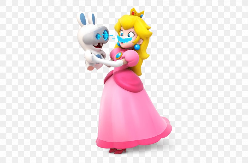 Mario + Rabbids Kingdom Battle Princess Peach Mario & Luigi: Superstar Saga Mario Bros. Donkey Kong, PNG, 1641x1080px, Mariorabbids Kingdom Battle, Doll, Donkey Kong, Fictional Character, Figurine Download Free