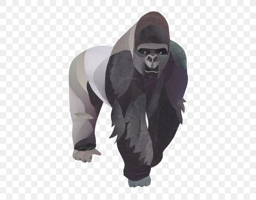 Mountain Gorilla Orangutan Ape Illustration, PNG, 564x641px, Western Gorilla, Ape, Cartoon, Fur, Gorilla Download Free