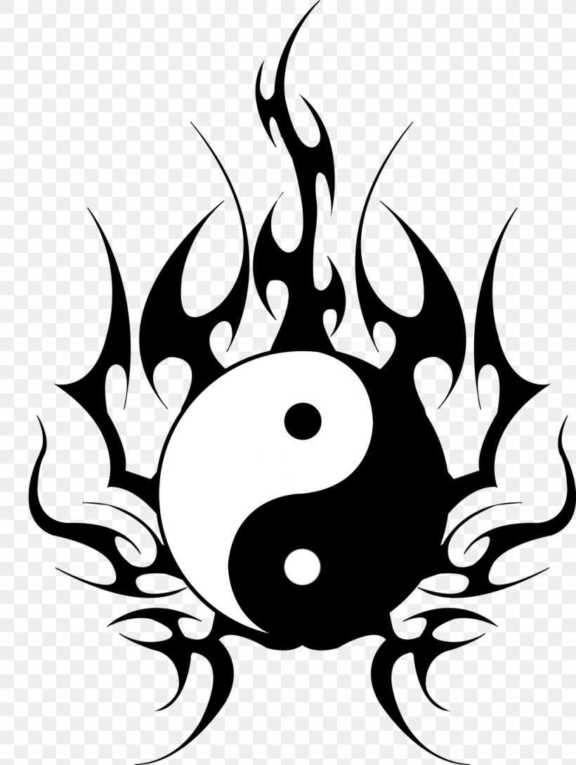 Tattoo Yin And Yang Nautical Star, PNG, 1024x1361px, Yin And Yang, Black, Black And White, Body Art, Clip Art Download Free