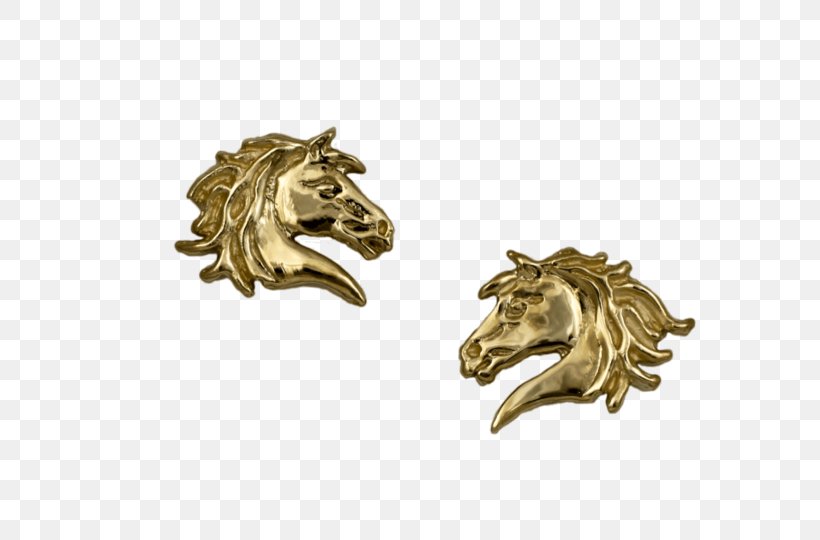Earring Friesian Horse Jewellery Gold Andalusian Horse, PNG, 600x540px, Earring, Andalusian Horse, Arabian Horse, Baroque Horse, Brass Download Free