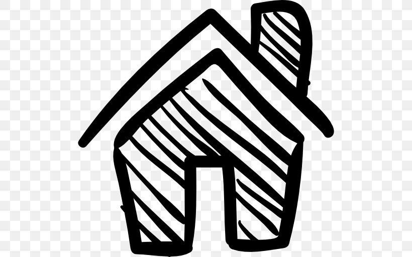 House Home, PNG, 512x512px, House, Black, Black And White, Building, Hand Download Free