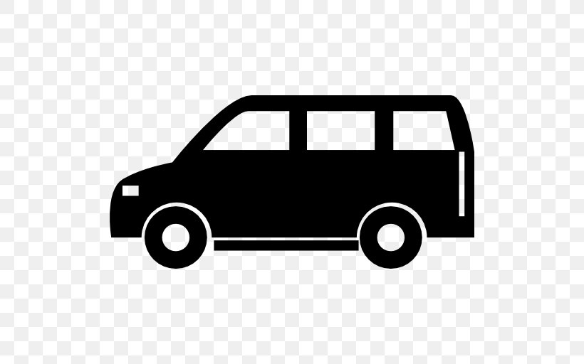 Minivan Car Pickup Truck, PNG, 512x512px, Van, Automotive Design, Automotive Exterior, Black And White, Brand Download Free