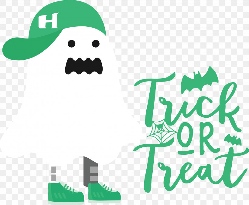 Trick Or Treat Trick-or-treating Halloween, PNG, 2999x2475px, Trick Or Treat, Behavior, Cartoon, Green, Halloween Download Free
