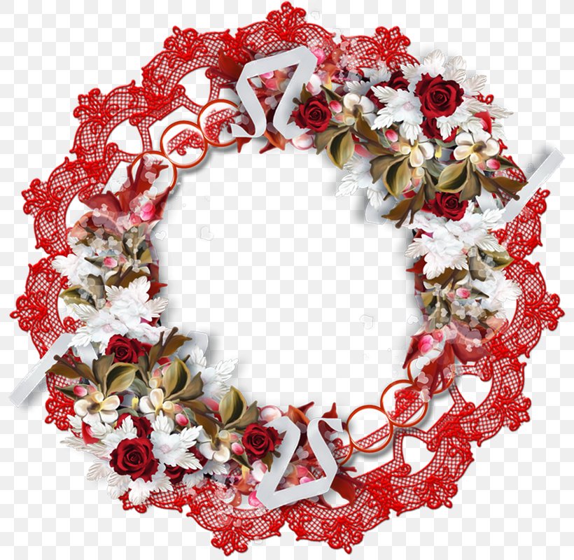 Wreath Flower Embroidery Christmas, PNG, 800x800px, Wreath, Christmas, Christmas Decoration, Christmas Ornament, Crossstitch Download Free