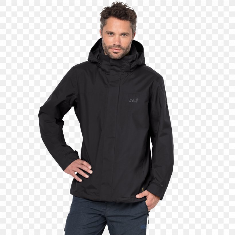 Hoodie Fleece Jacket Raincoat Jack Wolfskin, PNG, 2000x2000px, Hoodie, Black, Clothing, Coat, Fleece Jacket Download Free