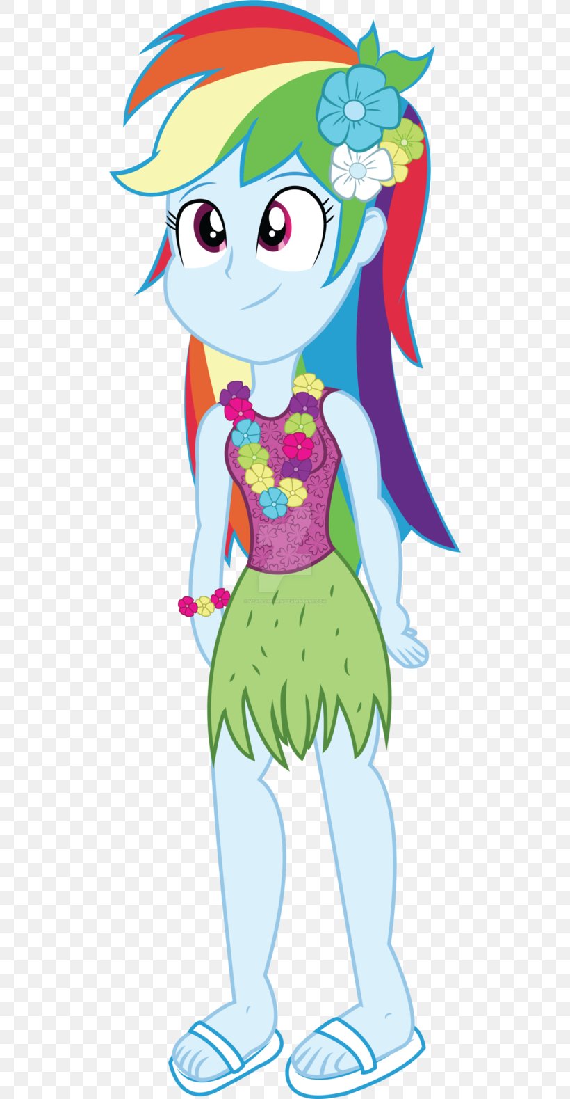 Rainbow Dash Drawing Hula Clip Art, PNG, 506x1579px, Watercolor, Cartoon, Flower, Frame, Heart Download Free