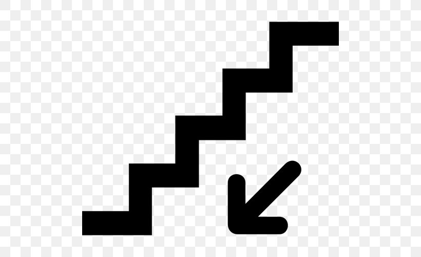 Stairs Clip Art, PNG, 500x500px, Stairs, Area, Black, Black And White, Brand Download Free