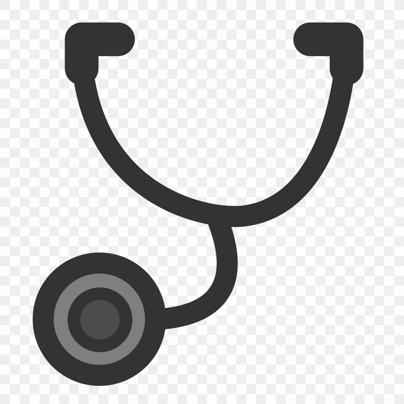 Stethoscope Medicine Nursing Care Clip Art, PNG, 2400x2400px, Stethoscope, Black And White, Cartoon, Comics, Health Care Download Free