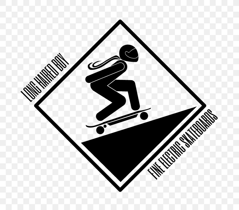 T-shirt Electric Skateboard Logo Sign Road, PNG, 720x720px, Tshirt, Area, Black, Brand, Clothing Download Free