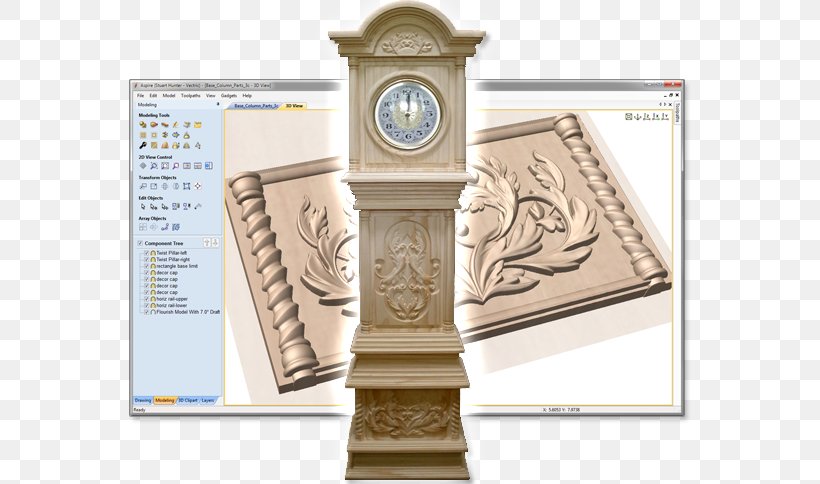 Floor & Grandfather Clocks Computer Numerical Control Machine Vectric, PNG, 700x484px, Floor Grandfather Clocks, Brand, Carving, Clock, Cncmaschine Download Free