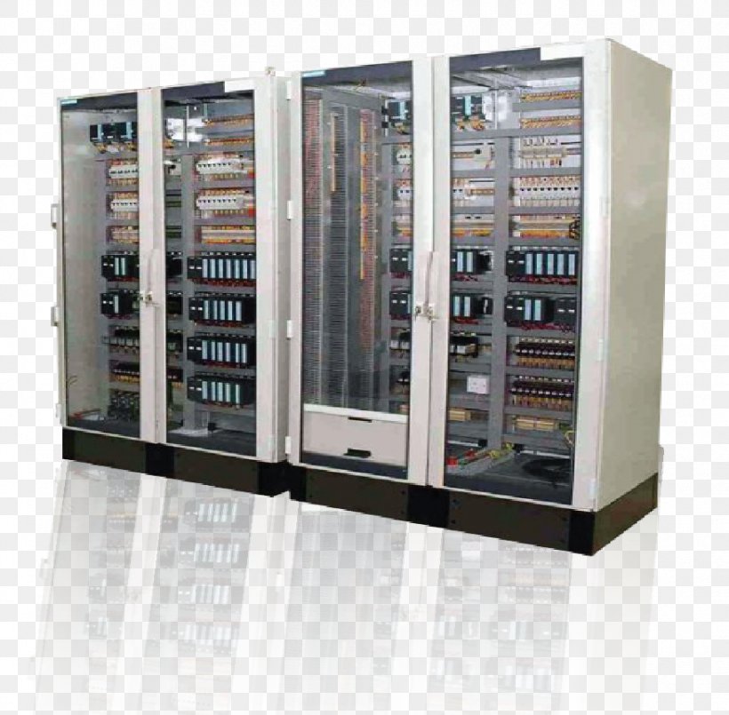 Programmable Logic Controllers Business Electricity Manufacturing Electrical Enclosure, PNG, 876x861px, Programmable Logic Controllers, Business, Control System, Distribution Board, Electric Motor Download Free
