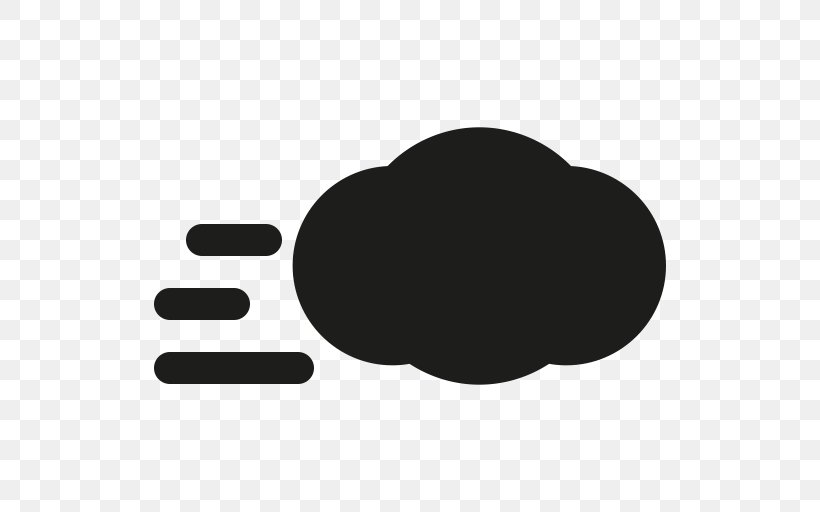 Wind, PNG, 512x512px, Wind, Black, Black And White, Black M, Cloud Computing Download Free