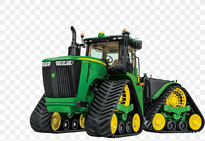 John Deere Case IH Four-Track Tractor Agriculture, PNG, 855x590px, John Deere, Agricultural Machinery, Agriculture, Bulldozer, Case Ih Download Free