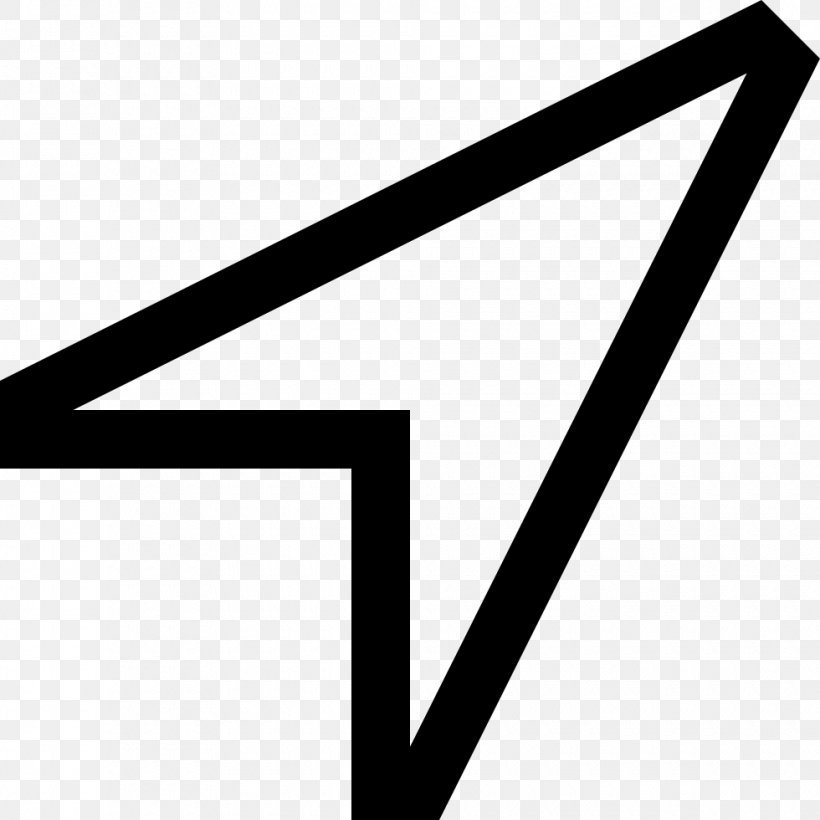 Pointer Arrow, PNG, 980x980px, Pointer, Black, Black And White, Computer Mouse, Monochrome Download Free