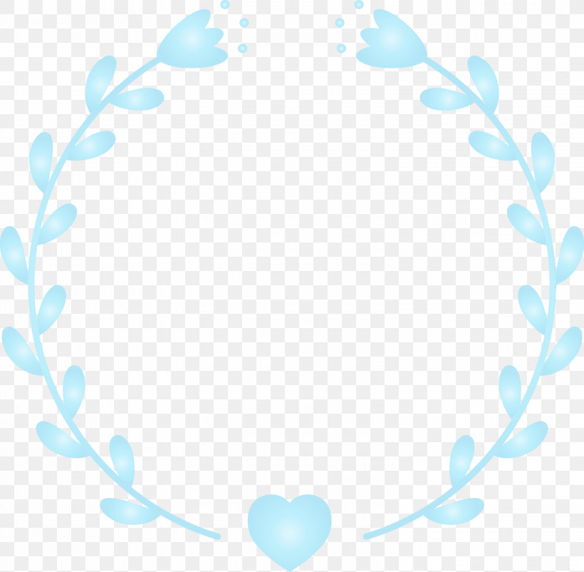 Blue Turquoise Heart Aqua Circle, PNG, 3000x2936px, Watercolor, Aqua, Blue, Circle, Heart Download Free