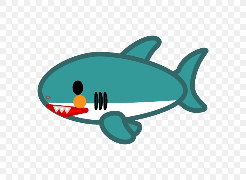 Shark Fish Clip Art, PNG, 600x600px, Shark, Animal, Aqua, Cartoon, Fin Download Free